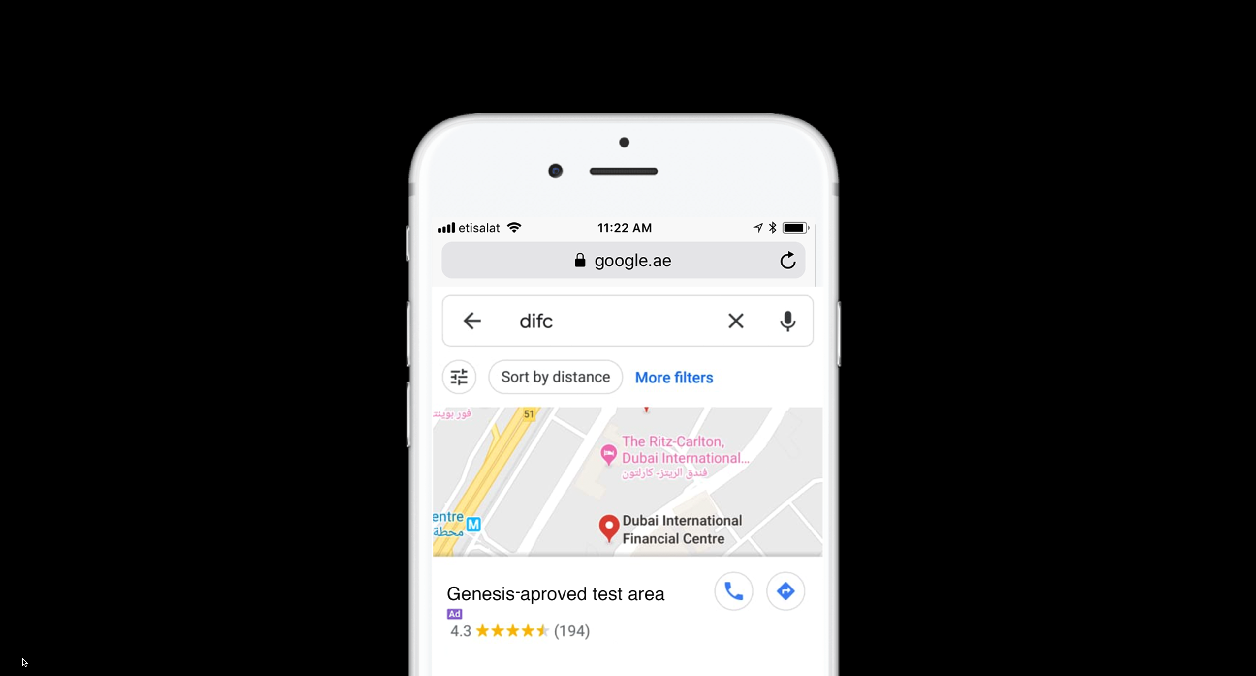 Test-driving the map — Genesis Middle East